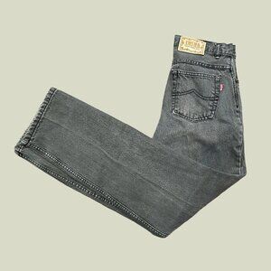 Vintage 1980’s Grey Green Women Size 29 Retro Cosmo Jeans 100% Cotton